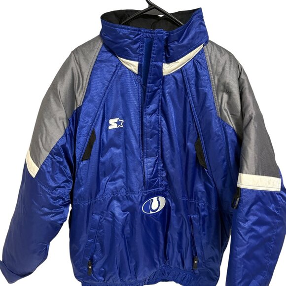 Indianapolis Colts Vintage NFL Pro Line Starter White Lined Jacket Size Large - Picture 1 of 7